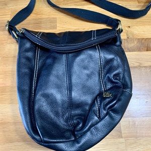 The Sak black leather crossbody